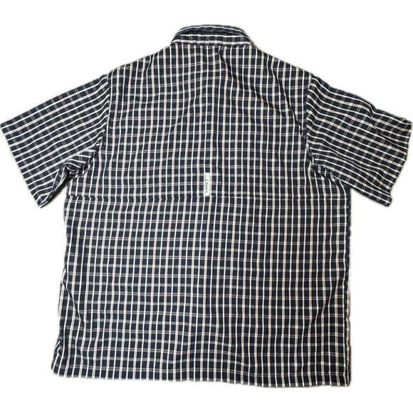 Habit Mens XL Solar UV Protection Short Sleeve Fishing Shirt Vented Outdoor - Picture 2 of 12